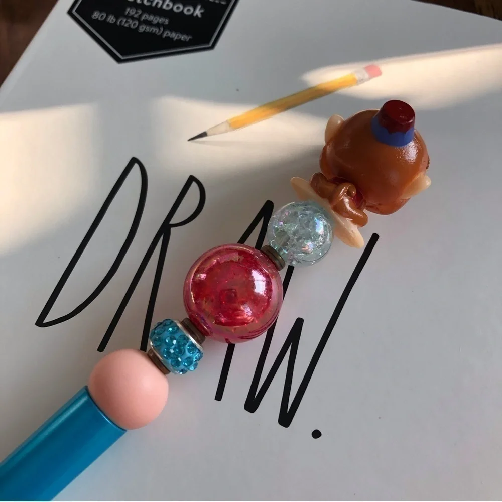 Disney Doorables: Aladdin: Abu handmade beaded pen